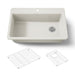 KOHLER K-5871 Riverby 33" Top-mount Single-bowl Kitchen Sink, biscuit - view 5