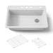 KOHLER K-5871 Riverby 33" Top-mount Single-bowl Kitchen Sink, white - view 5