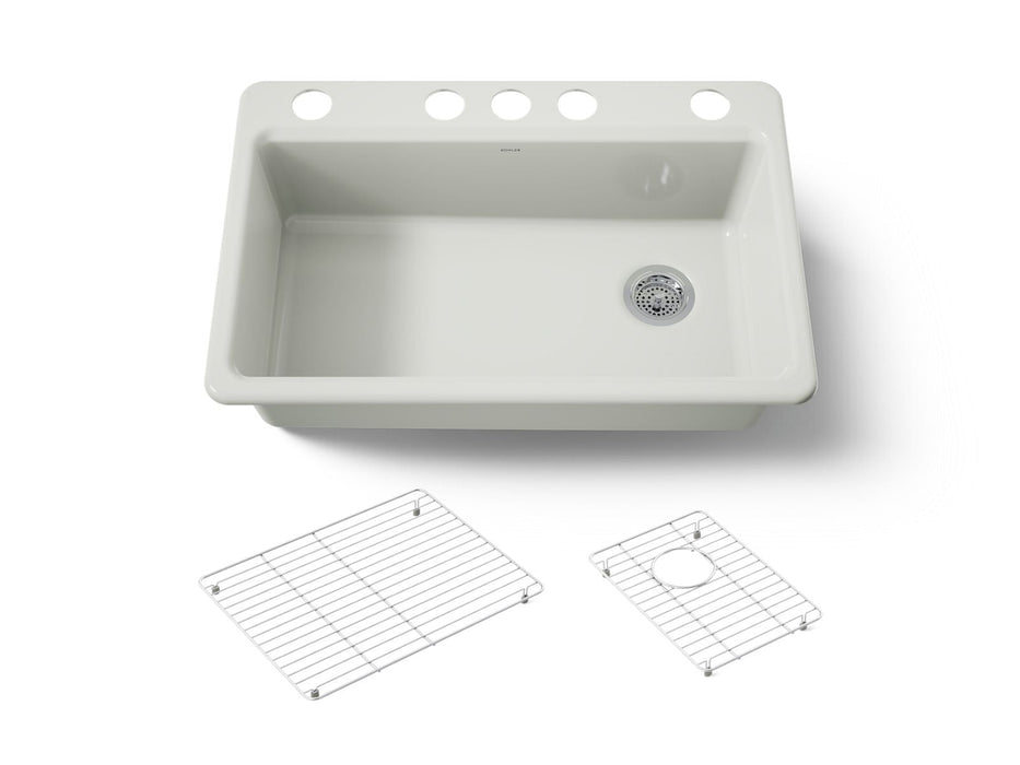 KOHLER K-5871 Riverby 33" Undermount Single-bowl Kitchen Sink