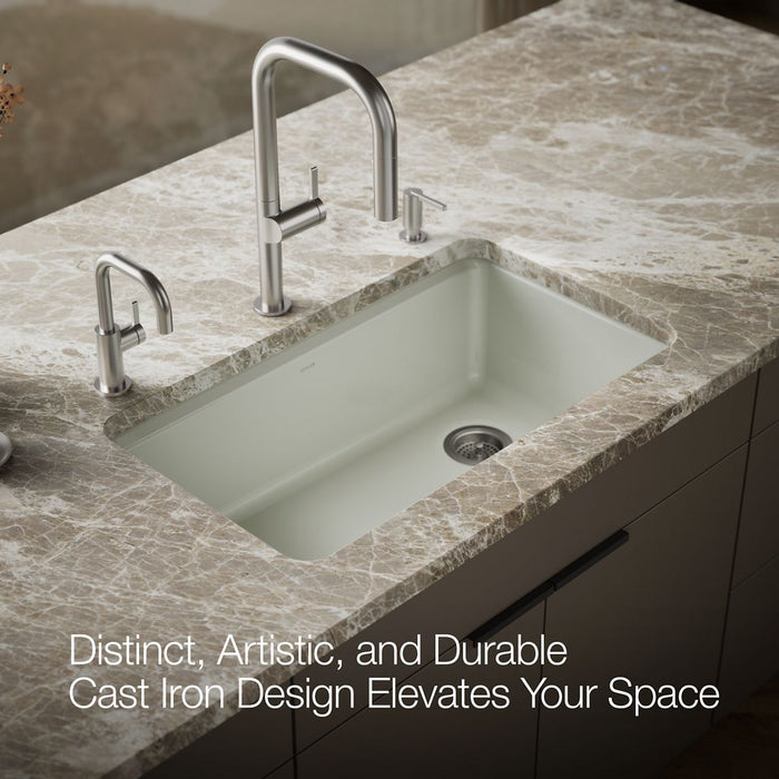 KOHLER K-5871 Riverby 33" Undermount Single-bowl Kitchen Sink