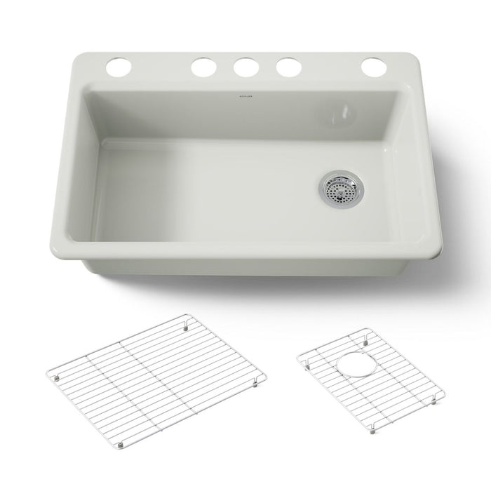 KOHLER K-5871 Riverby 33" Undermount Single-bowl Kitchen Sink
