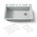 KOHLER K-5871 Riverby 33" Undermount Single-bowl Kitchen Sink, ice grey - view 5