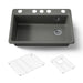 KOHLER K-5871 Riverby 33" Undermount Single-bowl Kitchen Sink, thunder grey - view 5
