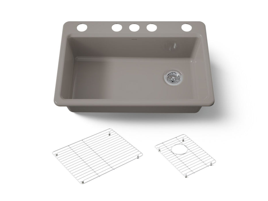 KOHLER K-5871 Riverby 33" Undermount Single-bowl Kitchen Sink