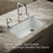 KOHLER K-5871 Riverby 33" Undermount Single-bowl Workstation Kitchen Sink, ice grey - view 4