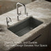 KOHLER K-5871 Riverby 33" Undermount Single-bowl Workstation Kitchen Sink, thunder grey - view 4