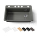 KOHLER K-5871 Riverby 33" Undermount Single-bowl Workstation Kitchen Sink, thunder grey - view 5