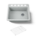 KOHLER K-5872 Riverby 25" Undermount Single-bowl Kitchen Sink, ice grey - view 5
