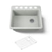 KOHLER K-5872 Riverby 25" Undermount Single-bowl Kitchen Sink, sea salt - view 5