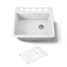 KOHLER K-5872 Riverby 25" Undermount Single-bowl Kitchen Sink, white - view 5