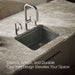 KOHLER K-5872 Riverby 25" Undermount Single-bowl Workstation Kitchen Sink, thunder grey - view 4