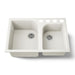 KOHLER K-5931-4U Executive Chef 33" undermount double-bowl kitchen sink, biscuit - view 5