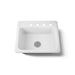 KOHLER K-5964-4 Mayfield 25" top-mount single-bowl kitchen sink, white - view 5