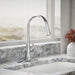 KOHLER K-596 Simplice Pull-down kitchen sink faucet with three-function sprayhead, polished chrome - view 3