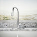 KOHLER K-596 Simplice Pull-down kitchen sink faucet with three-function sprayhead, polished chrome - view 4