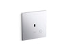 KOHLER K-60TB00S50 Mach Flex Metal faceplate for concealed touchless toilet flushometer, dual-flush (1.1 / 1.28 gpf),...