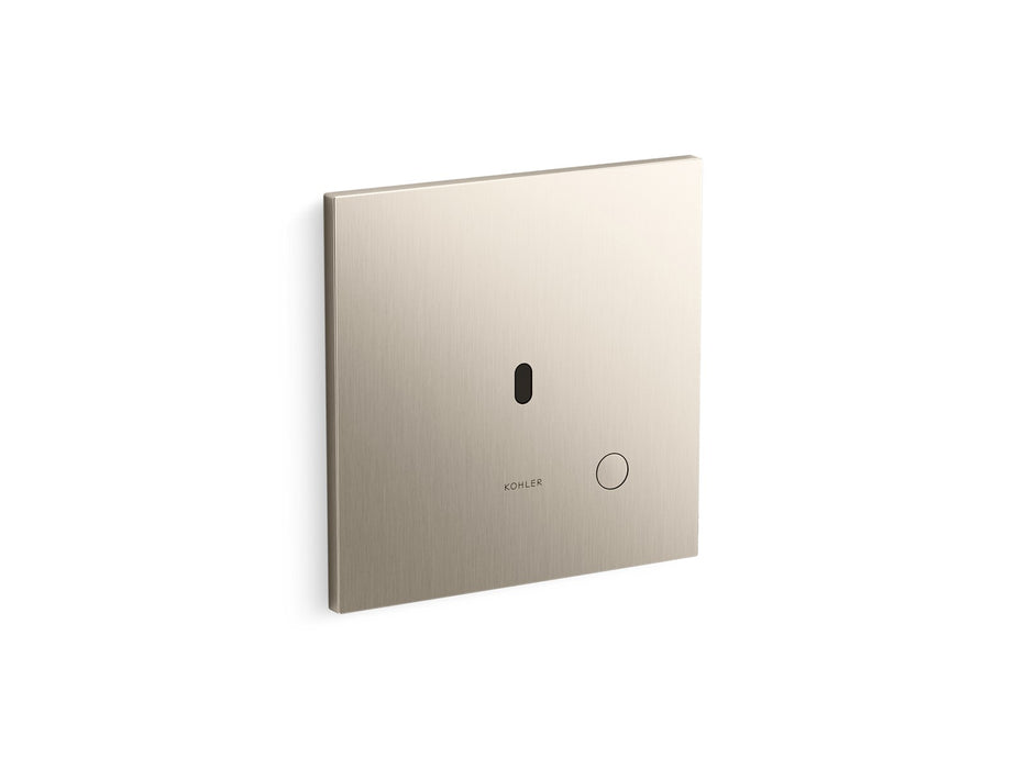 KOHLER K-60TB00S50 Mach Flex Metal faceplate for concealed touchless toilet flushometer, dual-flush (1.1 / 1.28 gpf),...