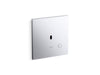 KOHLER K-60TB00T50 Mach Flex Metal Faceplate for Concealed Touchless Toilet Flushometer, Dual-flush (1.0 / 1.6 GPF), Polished