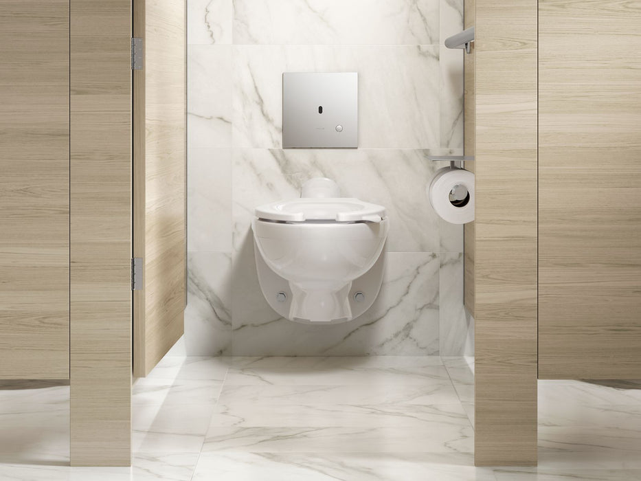 KOHLER K-60TB00T50 Mach Flex Metal Faceplate for Concealed Touchless Toilet Flushometer, Dual-flush (1.0 / 1.6 GPF), Polished