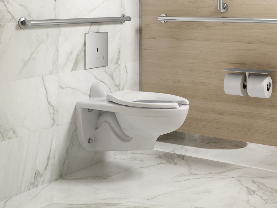 KOHLER K-60TB00T50 Mach Flex Metal Faceplate for Concealed Touchless Toilet Flushometer, Dual-flush (1.0 / 1.6 GPF), Polished