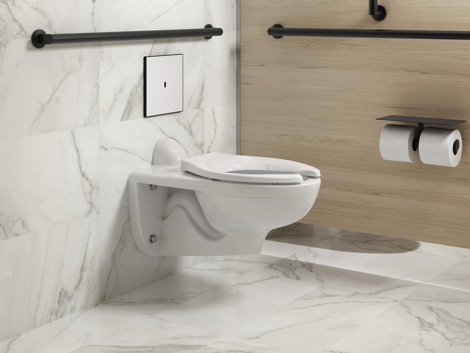 KOHLER K-61TB10S50-0WH Mach Flex Glass faceplate for concealed touchless toilet flushometer, dual-flush (1.1 / 1.28 gpf),...
