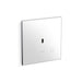 KOHLER K-61TB10S50-0WH Mach Flex Glass faceplate for concealed touchless toilet flushometer, dual-flush (1.1 / 1.28 gpf),...