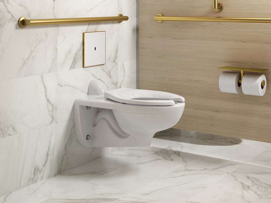 KOHLER K-61TB10S50-0WH Mach Flex Glass faceplate for concealed touchless toilet flushometer, dual-flush (1.1 / 1.28 gpf),...