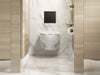 KOHLER K-61TB10T50-7BK Mach Flex Glass Faceplate for Concealed Touchless Toilet Flushometer, Dual-flush (1.0 / 1.6 GPF), Vibr