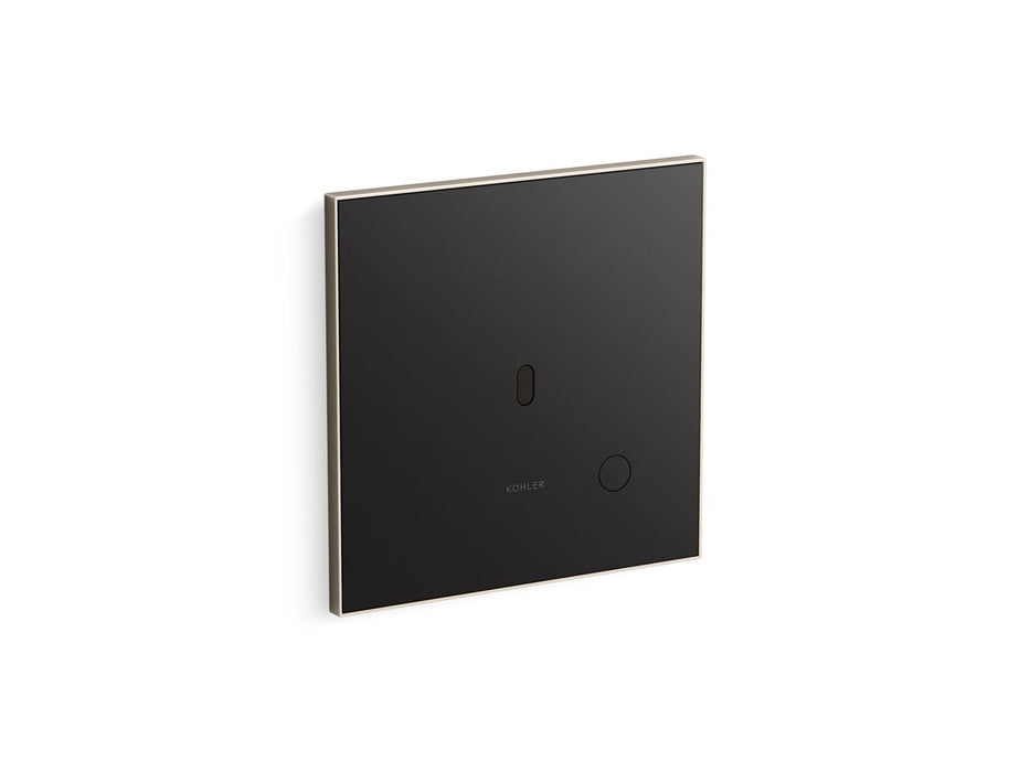 KOHLER K-61TB10T50-7BK Mach Flex Glass Faceplate for Concealed Touchless Toilet Flushometer, Dual-flush (1.0 / 1.6 GPF), Vibr