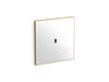 KOHLER K-61TB10U50-0WH Mach Flex Glass Faceplate for Concealed Touchless Toilet Flushometer, Dual-flush (1.1 / 1.6 GPF), Vibr