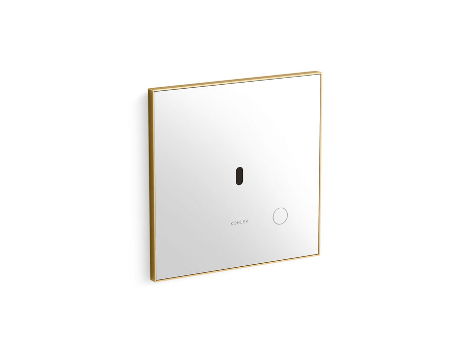 KOHLER K-61TB10U50-0WH Mach Flex Glass Faceplate for Concealed Touchless Toilet Flushometer, Dual-flush (1.1 / 1.6 GPF), Vibr