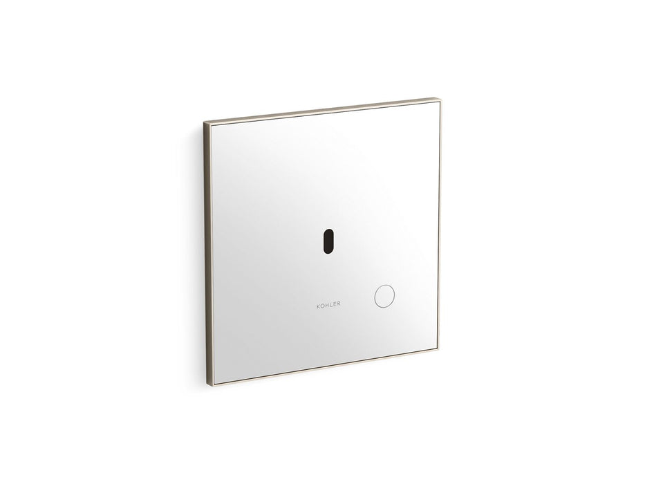 KOHLER K-61TB10U50-0WH Mach Flex Glass Faceplate for Concealed Touchless Toilet Flushometer, Dual-flush (1.1 / 1.6 GPF), Vibr
