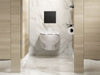 KOHLER K-61TB10U50-7BK Mach Flex Glass Faceplate for Concealed Touchless Toilet Flushometer, Dual-flush (1.1 / 1.6 GPF), Matt