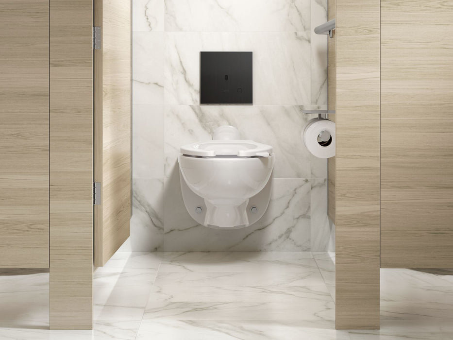 KOHLER K-61TB10U50-7BK Mach Flex Glass Faceplate for Concealed Touchless Toilet Flushometer, Dual-flush (1.1 / 1.6 GPF), Poli