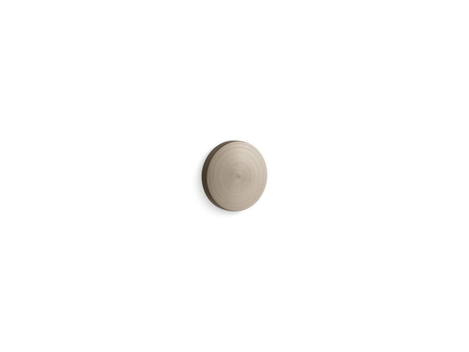 KOHLER K-6324 Iron Plains Overflow cap for Iron Plains bathroom sinks, vibrant brushed bronze