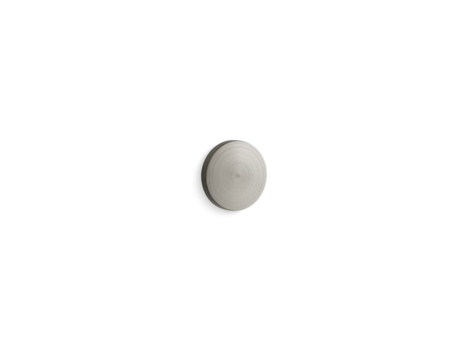 KOHLER K-6324 Iron Plains Overflow cap for Iron Plains bathroom sinks, vibrant brushed nickel