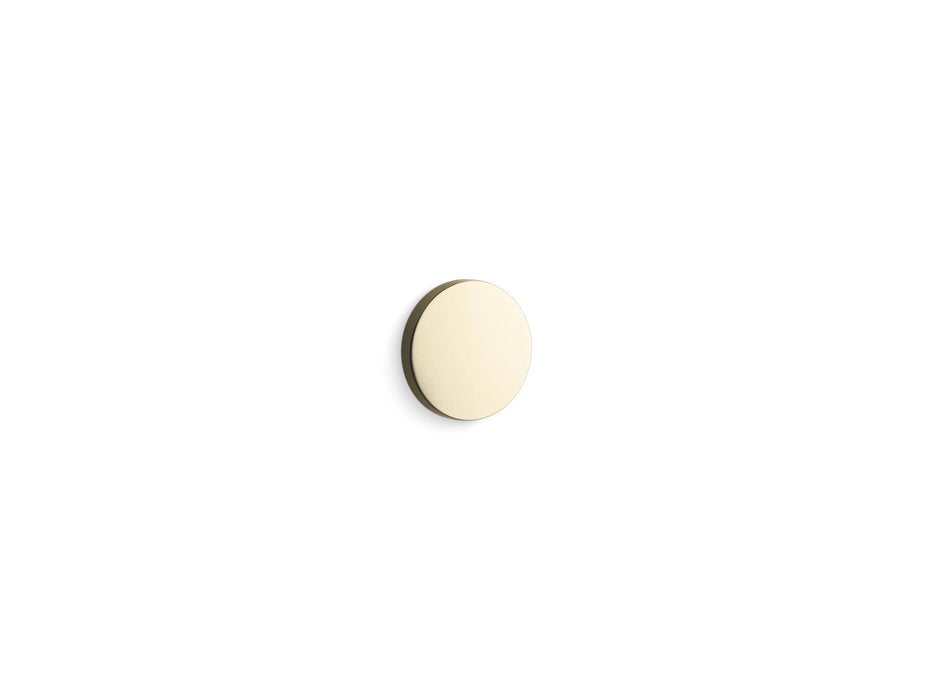 KOHLER K-6324 Iron Plains Overflow cap for Iron Plains bathroom sinks, vibrant french gold