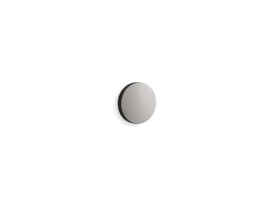KOHLER K-6324 Iron Plains Overflow cap for Iron Plains bathroom sinks, vibrant titanium