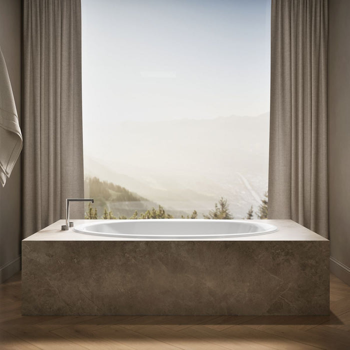 KOHLER K-6346 Sunward 66" x 42" drop-in bath, white - view 3