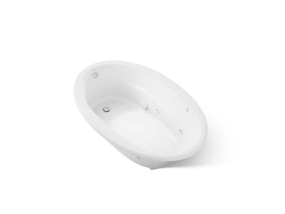 KOHLER K-6347 Sunward 66" x 42" drop-in whirlpool, white