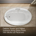 KOHLER K-6347 Sunward 66" x 42" drop-in whirlpool, white - view 4