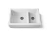 KOHLER K-6349-0 K-6349 Whitehaven Hayridge Smart Divide 35-11/16" Undermount Double-bowl Farmhouse Kitchen Sink