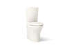 KOHLER K-6355 Persuade Two-piece elongated toilet with skirted trapway, dual-flush, biscuit