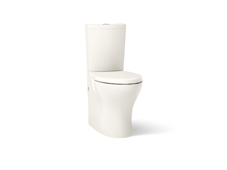 KOHLER K-6355 Persuade Two-piece elongated toilet with skirted trapway, dual-flush, biscuit