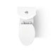 KOHLER K-6355 Persuade Two-piece elongated toilet with skirted trapway, dual-flush, white - view 4