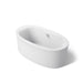 KOHLER K-6368-0 K-6368 Sunstruck 65-1/2" x 35-1/2" Freestanding Bath, Straight Shroud, white