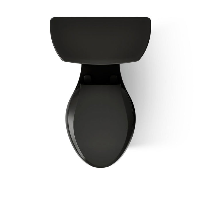 KOHLER K-6393 Highline ComForteeight Two-piece elongated dual-flush chair height toilet with 10" rough-in, black black -...