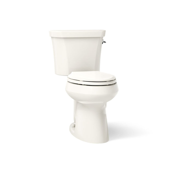 KOHLER K-6393-RA Highline ComForteeight Two-piece elongated dual-flush chair height toilet with right-hand trip lever and...