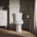 KOHLER K-6393-RA Highline ComForteeight Two-piece elongated dual-flush chair height toilet with right-hand trip lever and...
