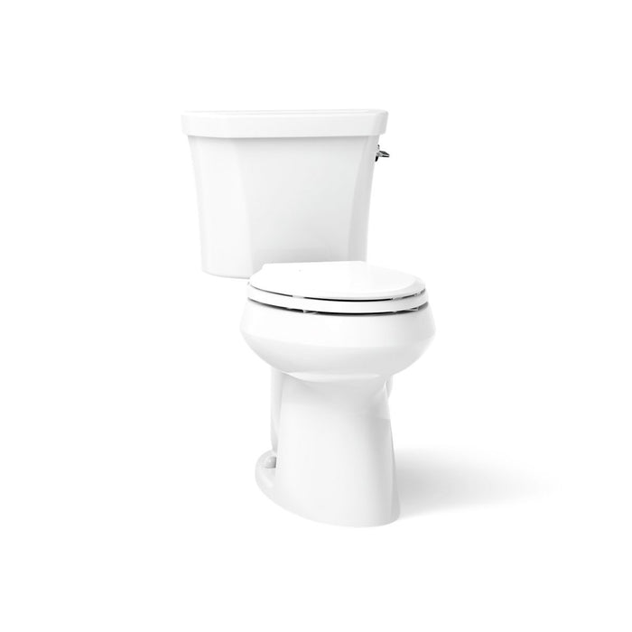KOHLER K-6393-RA Highline ComForteeight Two-piece elongated dual-flush chair height toilet with right-hand trip lever and...